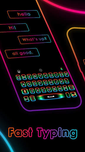 Neon Keyboad 2020 : Neon LED Keyboard स्क्रीनशॉट 4