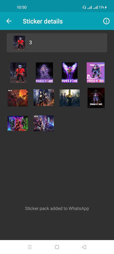 WAStickerApps - FF Stickers for WhatsApp 2021 screenshot 4