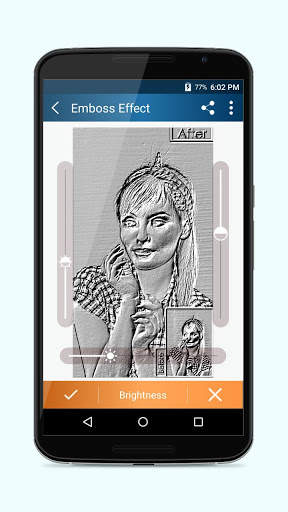 Emboss Photo Effect Editor screenshot 2