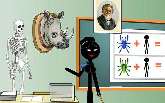 Stickman mentalist. School evil. Monday screenshot 4