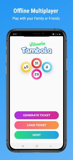 Bingo/Tambola/Lotto Number Caller Houseparty game screenshot 1