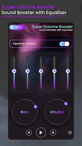Super Volume Booster Sound Booster with Equalizer screenshot 2