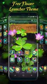 Nature & flower style launcher theme &wallpaper screenshot 1