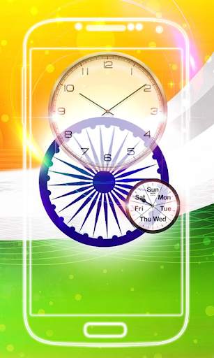 Indian Clock Live Wallpaper screenshot 1