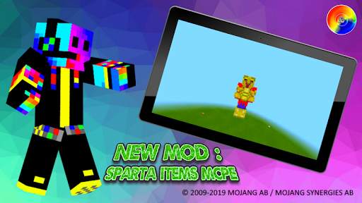 New Mods Spartan Items MCPE screenshot 2