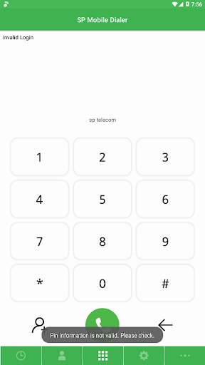 SP Mobile Dialer screenshot 1