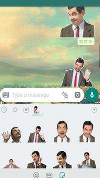 Funny Stickers Mrbean WAStickerapps screenshot 3