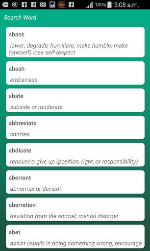 English Vocabulary Builder скриншот 3