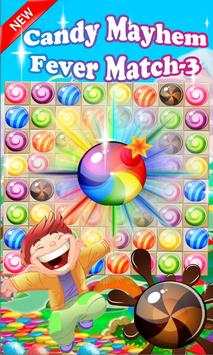 Candy Mayhem Fever Match-3! screenshot 2