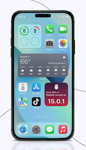 iOS 17 launcher and theme screenshot 2