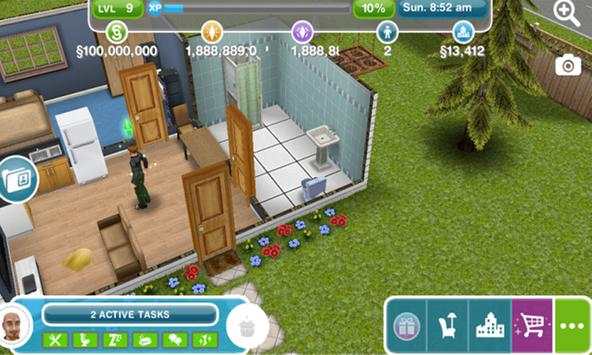 Simoleons The Sims Freeplay screenshot 1