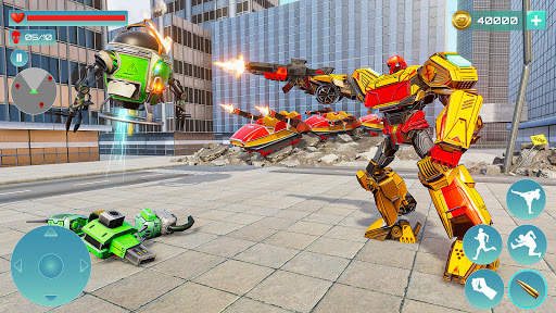 Roller Coaster Robot Car Games: Multi Robot Game screenshot 4