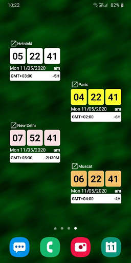 World Clock Widget   screenshot 2