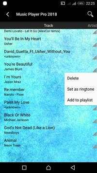 Music Player Pro 2018 screenshot 2