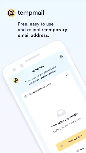 Temp Mail - Temporary Email скриншот 1