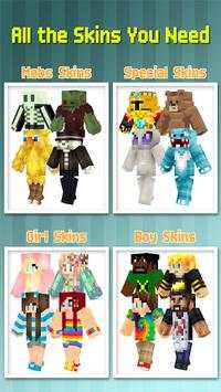 Skins for Minecraft Pocket Ed. screenshot 1