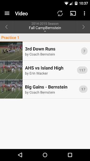 Hudl screenshot 3