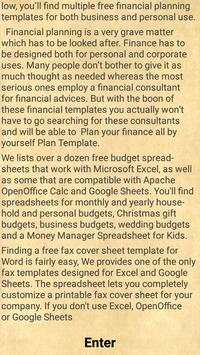Financial Management Templates 2 تصوير الشاشة