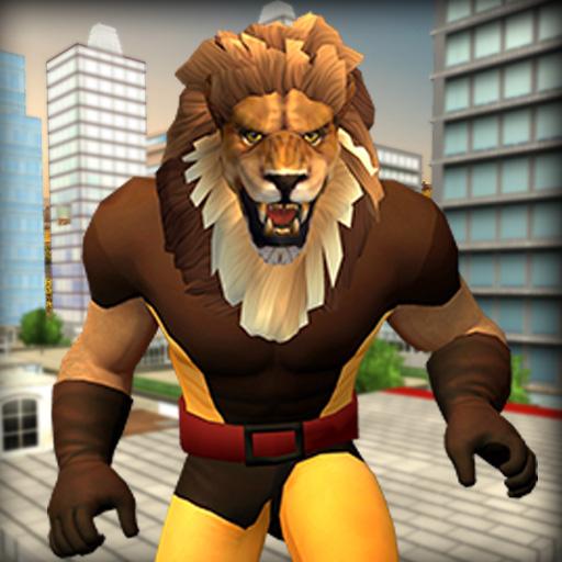 Scary Lion Crime City Attack आइकन