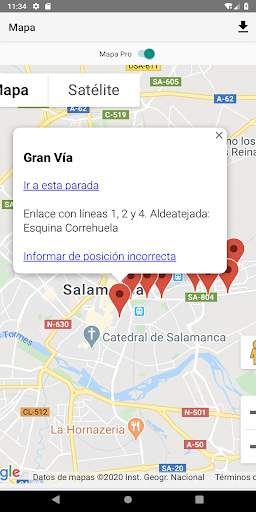 BMS - Bus Metropolitano de Salamanca screenshot 3