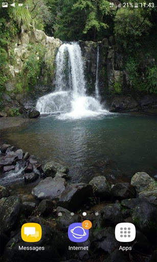 Mini Waterfall Live Wallpaper स्क्रीनशॉट 2