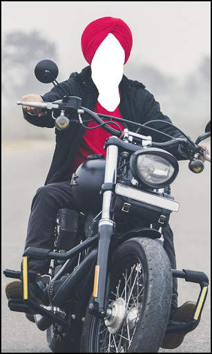 Bike With Sikh Men Photo Suit screenshot 2