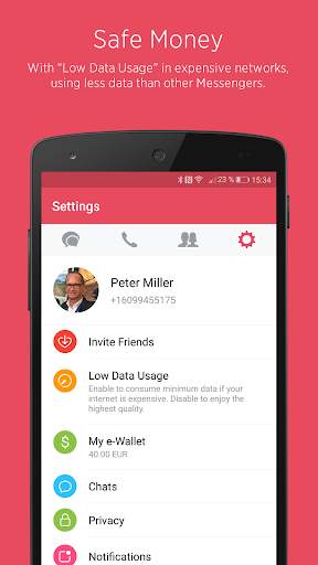 Upco Mobile Messenger screenshot 2