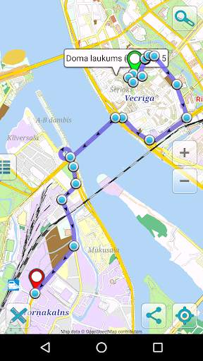 Map of Latvia offline screenshot 5