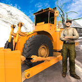 Snow Heavy Excavator Mechanic Sim: Auto Repair icon