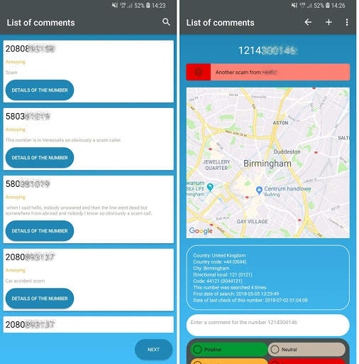BEST Phone Number Search for UK - Who Called Me UK screenshot 2