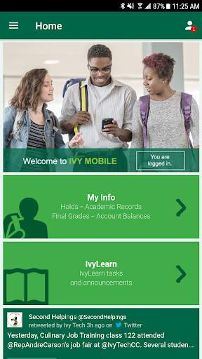 Ivy Tech Mobile screenshot 1