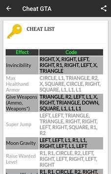 Cheats GTA 5 for PS4 screenshot 4