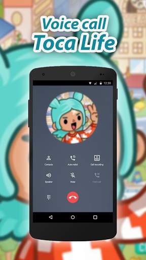 Video call for toca life : Fake video call screenshot 4