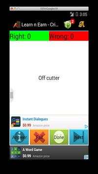 Cricket: Earn n Learn screenshot 2