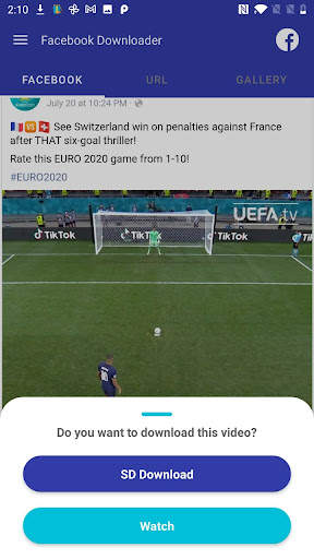Video downloader for Facebook - FB video saver screenshot 3