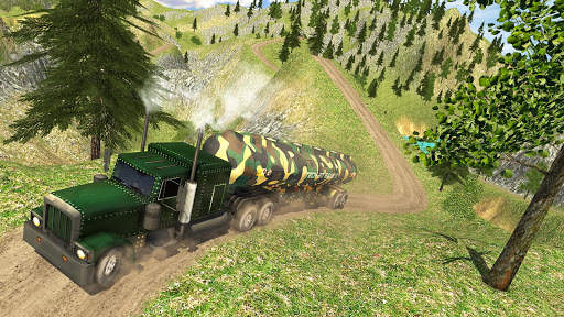 Uphill Offroad Army Oil Tanker скриншот 15