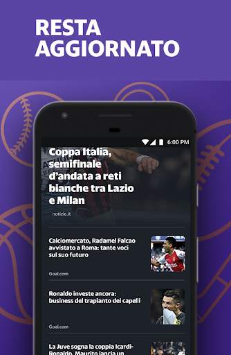 Yahoo Sport: Calcio e altro screenshot 2