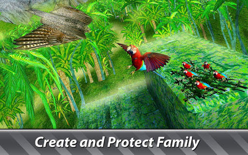 Jungle Parrot Simulator - try wild bird survival! screenshot 3