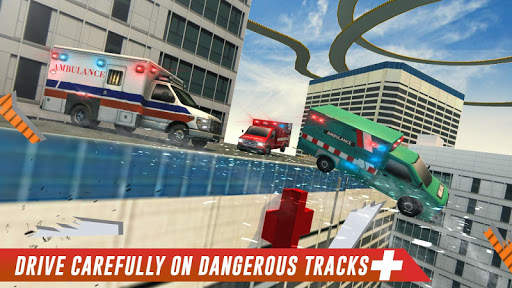 Roof Jumping Ambulance Simulator - Rooftop Stunts screenshot 5