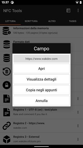NFC Tools screenshot 2