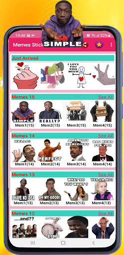 Funny Memes Stickers for Whats screenshot 2
