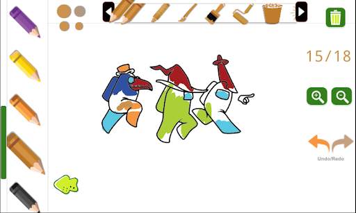 Coloring Among Us screenshot 6