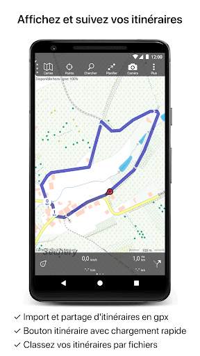 Topo GPS Belgique screenshot 3