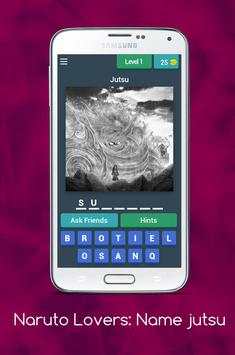 Naruto Lovers Game: Guess the Jutsu Name screenshot 2