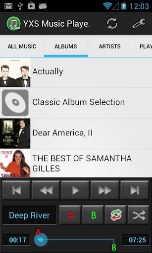 YXS Music Player (Demo) screenshot 1