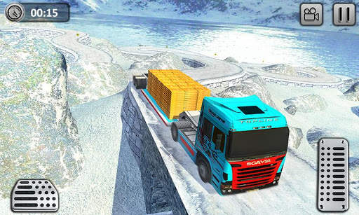 Bergauf Gold Transporter LKW fahren screenshot 2