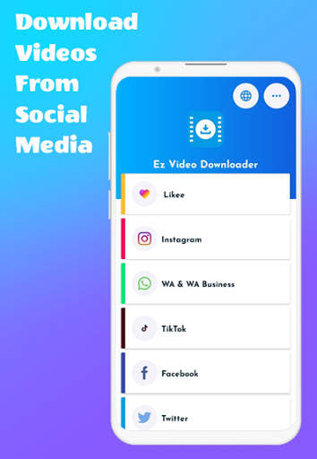 Ez Video Downloader - Free Video Downloader App скриншот 1