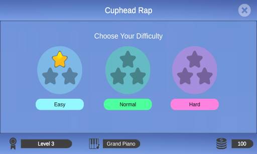 Magic Piano Cuphead screenshot 2