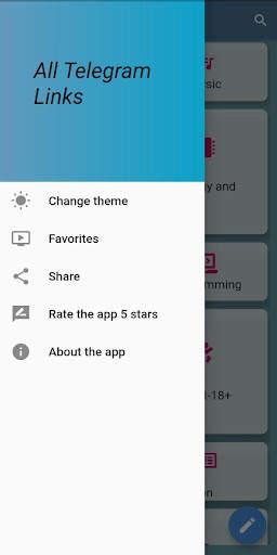 Telegram Links app screenshot 5