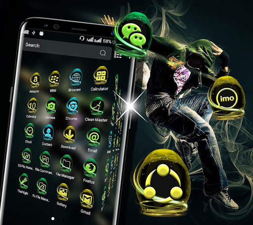 Hip Hop Dance Launcher Theme screenshot 5